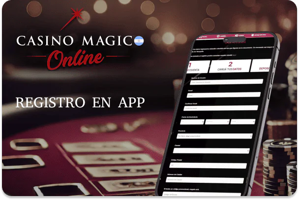 registro en app